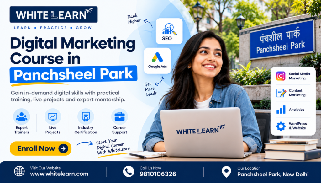 Digital Marketing Course in Panchsheel Park